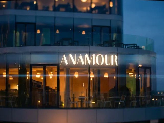 Anamour Restaurant Plaisir Anamour by night
